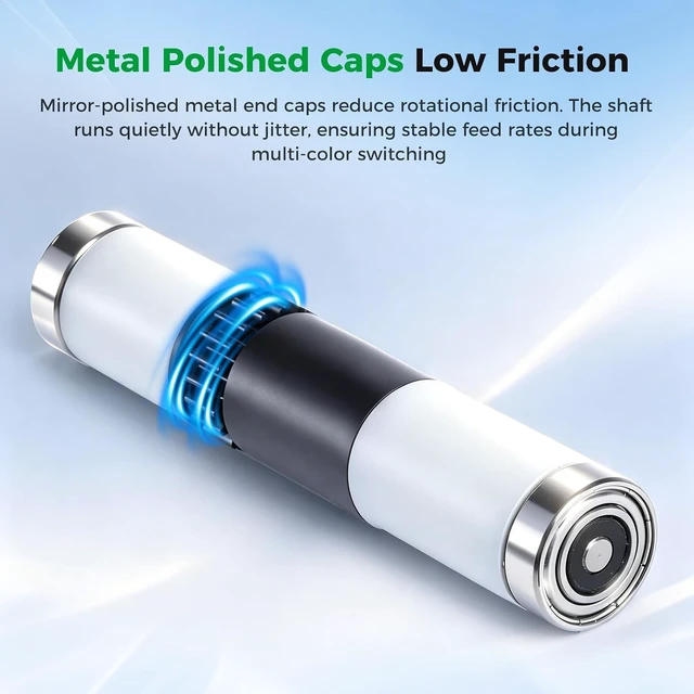 Alt view image 4 of 7 - Creality Official CFS Front Tray Shaft Kit, Original CFS Feeder Shaft Kit, Wear Resistant Replacement Shaft for Stable Filament Delivery, CFS Replacement Accessory for Multi-Color Filament System