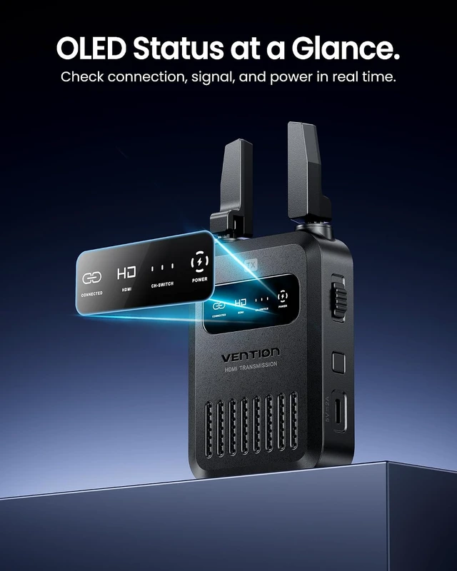 Alt view image 4 of 7 - Wireless HDMI Transmitter and Receiver 3280FT 1080P@60Hz 1TX+1RX
