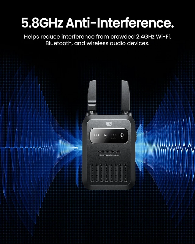 Alt view image 6 of 7 - Wireless HDMI Transmitter and Receiver 3280FT 1080P@60Hz 1TX+1RX