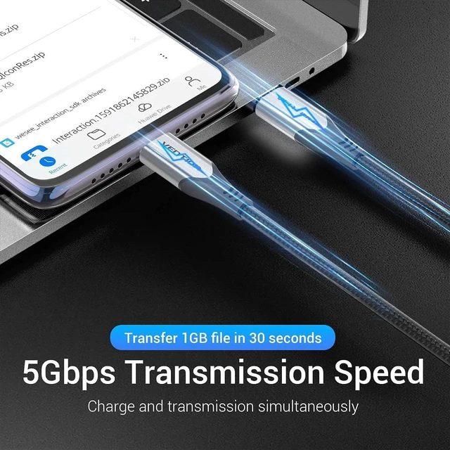 Alt view image 6 of 7 - iPhone USB C Wall Charger Block and USB C to USB C Cable