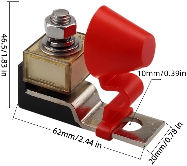 Alt view image 4 of 6 - MRBF Terminal Fuse Block 175A Marine Rated Battery Fuse