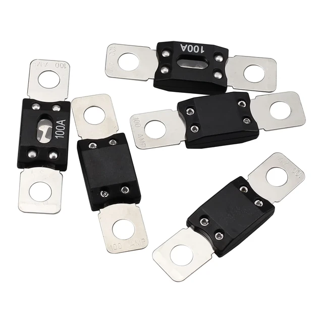 Alt view image 2 of 4 - 32V ANM MEGA/AMG Fuse 100A, Bolt Fuses 100A, High Current Bolt Mount Fuses for Cars, Trucks, Construction Vehicles, Buses, Caravans 5PCS
