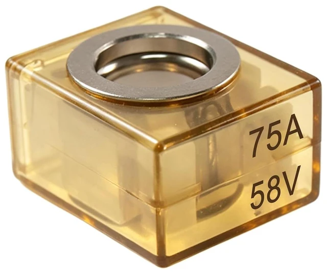 Main image of MRBF Terminal Fuse 75A Marine Rated Battery Fuse, 58V DC Max