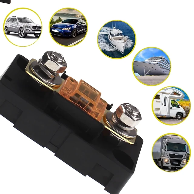 Alt view image 3 of 6 - 40Amp AMI/Midi Fuse Holder with Bolt-on AMI/Midi Fuse for Cars Trucks (Pack of 2)