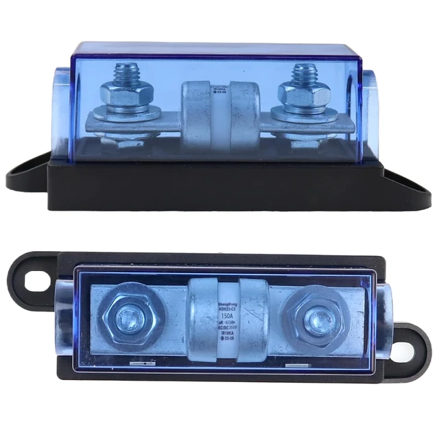 Alt view image 2 of 5 - 250V AC/250V DC 150Amp Class T Fuse Block with Cover