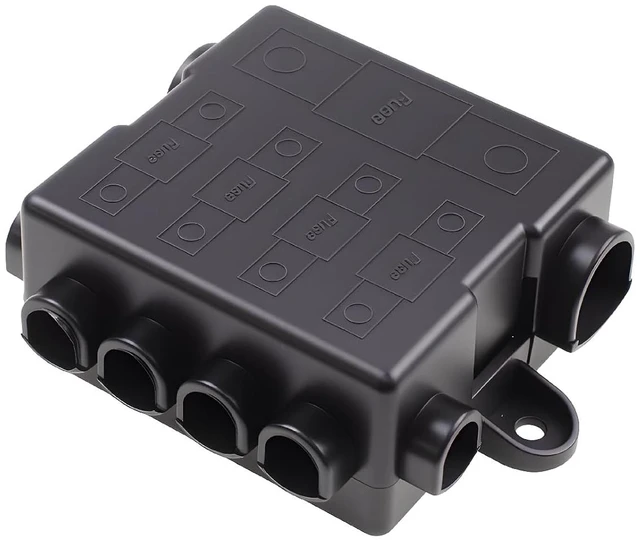 Alt view image 4 of 6 - Fuse Block with Mage Fuse 100Amp, Power Distribution Block for Vehicles, Equipment Applications, 12V/32V DC Systems