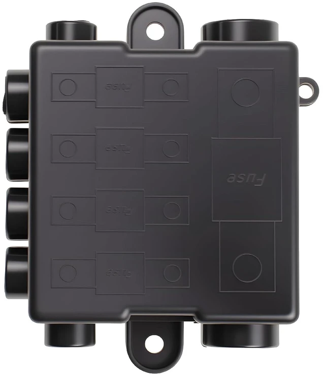 Alt view image 5 of 6 - Fuse Block with Mage Fuse 100Amp, Power Distribution Block for Vehicles, Equipment Applications, 12V/32V DC Systems