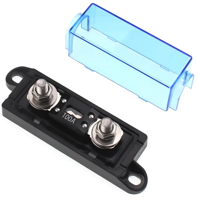 Alt view image 7 of 7 - 100 Amp MEGA Fuse Holder Kit with Cover, 12V-48V DC