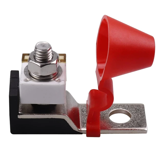 Alt view image 2 of 6 - 300A Battery Fuse+MRBF Terminal Fuse Block,Single Stud-Max Voltage 58V for Car Marine Boat RV