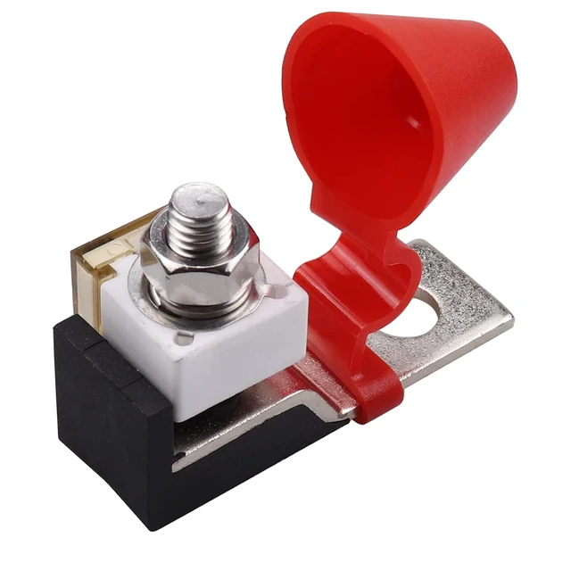 Alt view image 3 of 6 - 300A Battery Fuse+MRBF Terminal Fuse Block,Single Stud-Max Voltage 58V for Car Marine Boat RV