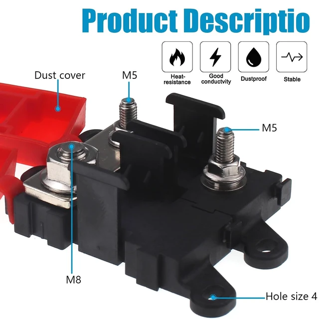 Alt view image 2 of 7 - MIDI AMI Fuse Holder 1-in 1-Out Power Distribution Module