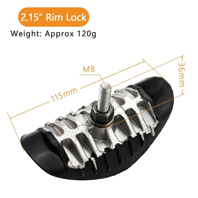Alt view image 2 of 7 - 2.15 Inch Rim Lock, Dirt Bike Motorcycle Wheel Tire Bead Lock, Universal Off-Road MX Motocross Wheel Rim Security Lock Replacement Hardware