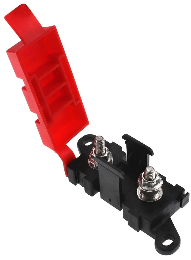 Main image of MIDI AMI Fuse Holder 200A 1 Output Power Distribution Module BDFS Fuse Block for MIDI Fuses, Bolt Fuses, RV, Automotive, Audio Applications