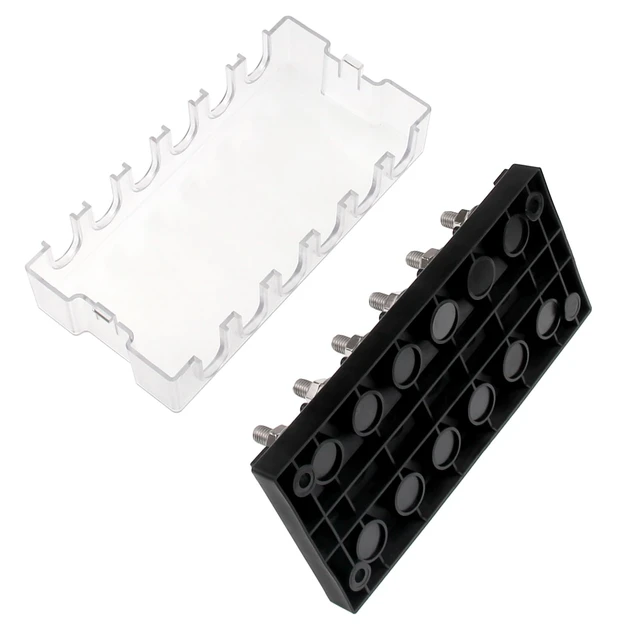 Alt view image 5 of 5 - 6-Way AMG Mega Fuse Holder Busbar 300 Amp