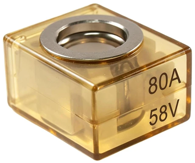 Main image of MRBF Terminal Fuse 80A Marine Rated Battery Fuse 58V DC Max