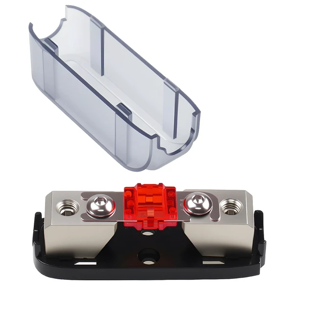 Alt view image 3 of 7 - 150Amp in-line Mini ANL Fuse Holder with Cover, 4/8 Gauge Input & Output