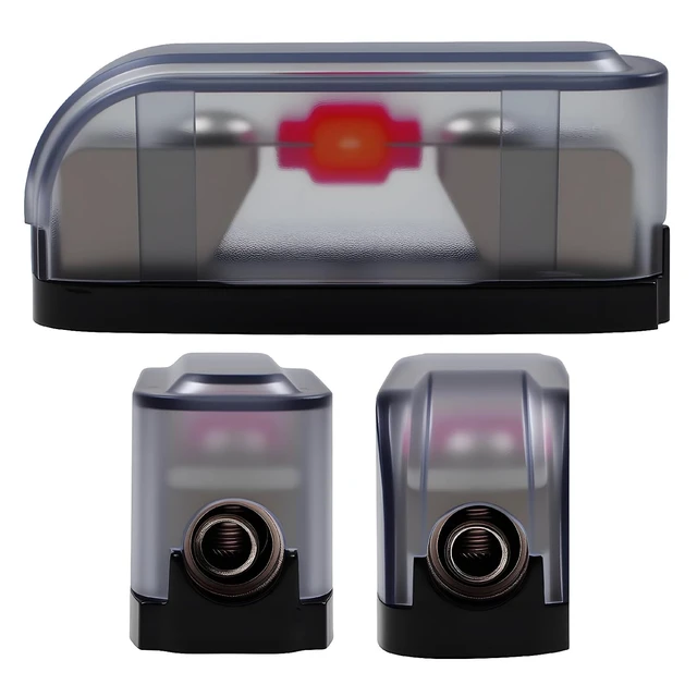 Alt view image 4 of 7 - 150Amp in-line Mini ANL Fuse Holder with Cover, 4/8 Gauge Input & Output