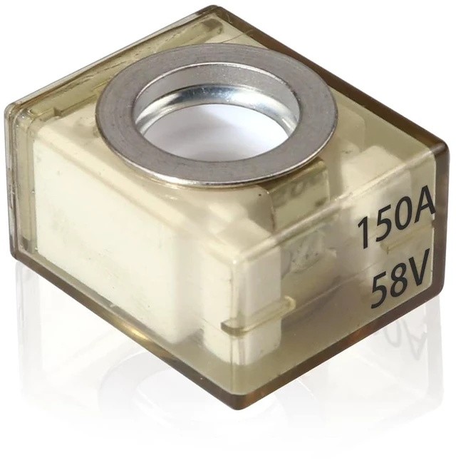 Main image of MRBF Terminal Fuse 150A Marine Rated Battery Fuse, 58V DC Max, IP66 Waterproof for Automobiles RVs DC Main, Inverter