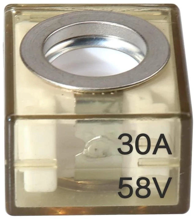 Main image of MRBF Terminal Fuse 30A Marine Rated Battery Fuse, 58V DC Max, IP66 Waterproof for Automobiles RVs DC Main, Inverter