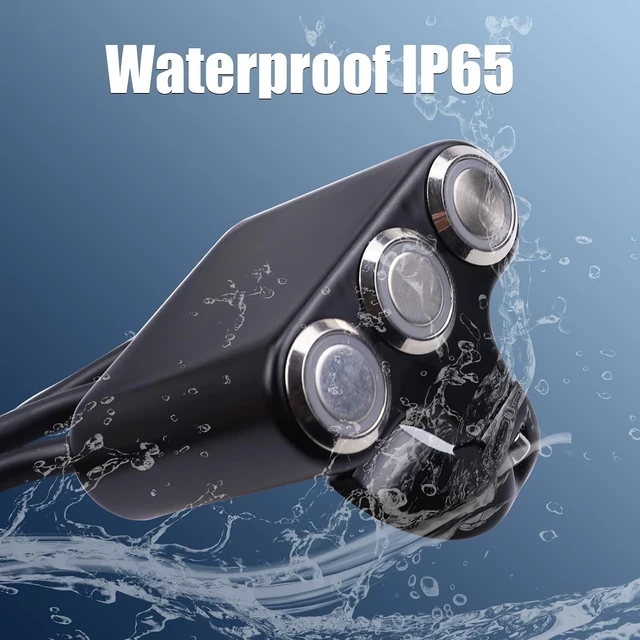 Alt view image 4 of 6 - 7/8 Waterproof Motorcycle Handlebar Switch with Indicator Light, 3 Push Button Switch, Fog Light ON/Off -Aluminum Alloy Material