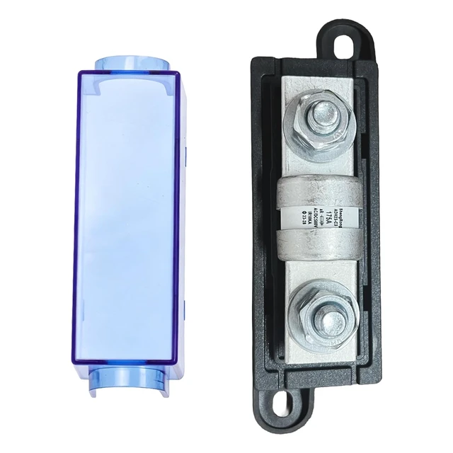 Alt view image 2 of 7 - AC/DC 500V 175A Class T Fuse Holder Multi Block Fuse 175 Amp
