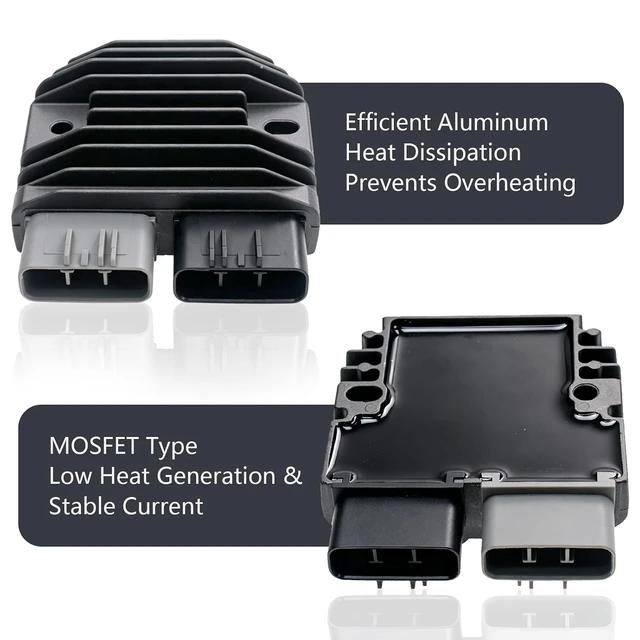 Alt view image 7 of 7 - Voltage Regulator Rectifier for Yamaha Grizzly 550 700 Rhino 700 ATV