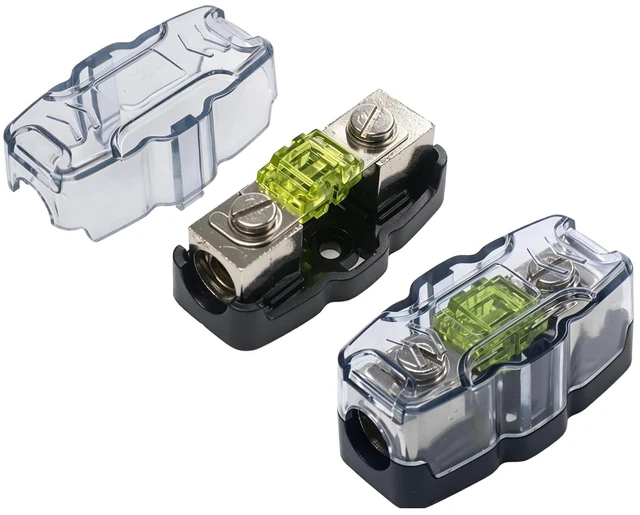 Main image of 100Amp In-line Mini ANL Fuse Holder 4/8 Gauge, 2 Pack