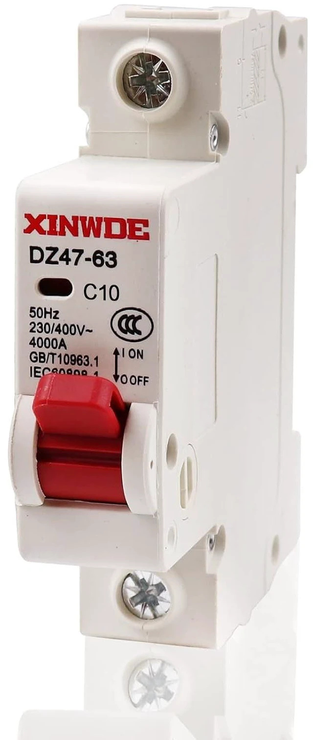 Main image of AC Miniature Circuit Breaker 10A 230V/400V 1 Pole DZ47-63 C10
