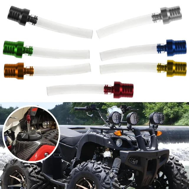 Alt view image 4 of 5 - 7 PCS Gas Fuel Cap Vent Tube Motorcycle Vent Hose