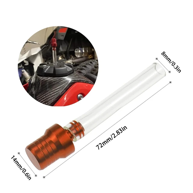 Alt view image 3 of 5 - 7 PCS Gas Fuel Cap Vent Tube Motorcycle Vent Hose