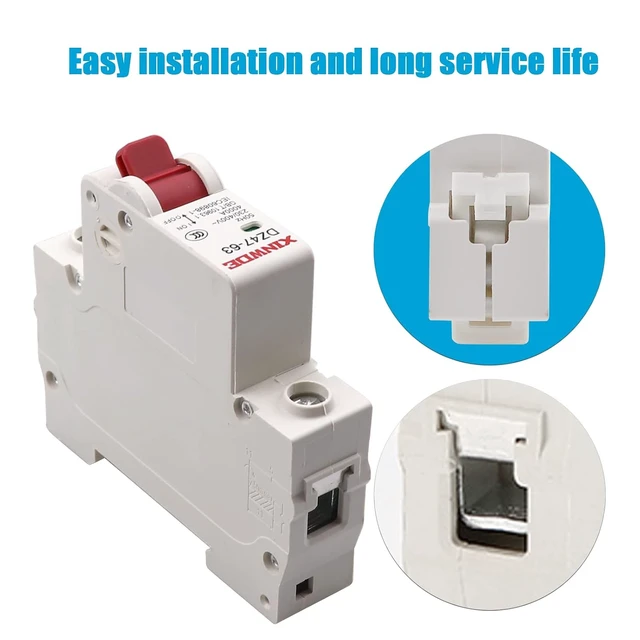 Alt view image 4 of 6 - AC Miniature Circuit Breaker 10A 230V/400V 1 Pole DZ47-63 C10