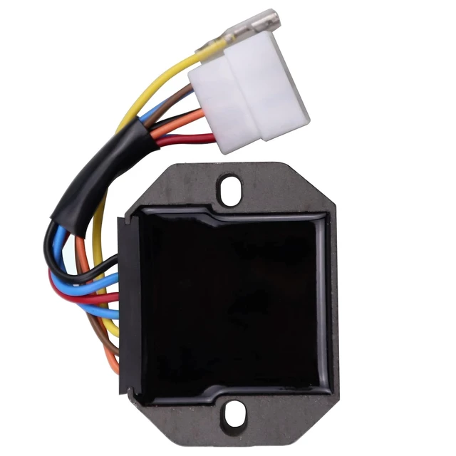 Alt view image 6 of 6 - 12V Rectifiers Motorcycle Voltage Regulator Current Rectifier For Yanmar Compatible with 119653-7771011 119640-77711 RS5121