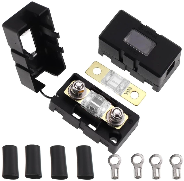 Main image of 80Amp AMI/Midi Fuse Holder with Bolt-on AMI/Midi Fuse for Cars Trucks (Pack of 2)