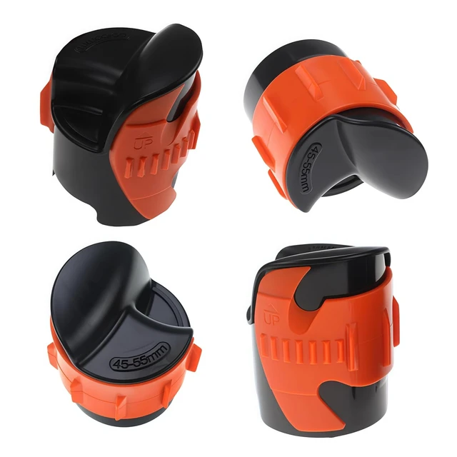 Alt view image 5 of 6 - Motorcycle Fork Seal Cleaner Tool, Universal Motorcycle Front Fork Saver Cleaner, fits all 45-55mm Front seal mate Oil Level Shock Repairing Absorber Tool (Pack of 2,Orange)
