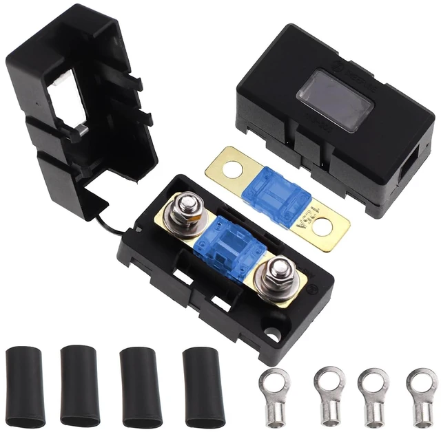 Main image of 125Amp AMI/Midi Fuse Holder with Bolt-on AMI/Midi Fuse for Cars Trucks (Pack of 2)