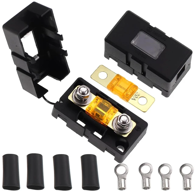 Main image of 20Amp AMI/Midi Fuse Holder with Bolt-on AMI/Midi Fuse for Cars Trucks (Pack of 2)