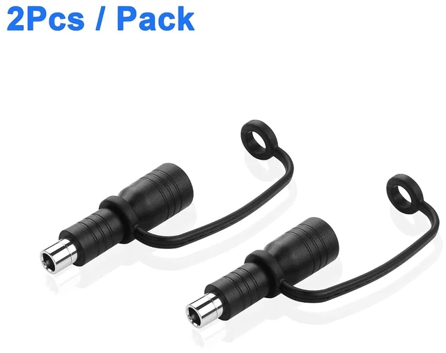 Alt view image 7 of 7 - 2 Pack DC7909 to DC8020 Adapter DC 7.9mm x 0.9mm Female to 8.0mm x 2.0mm Male Connector Adapter for 100W/150W/180W/200W Portable Solar Panels