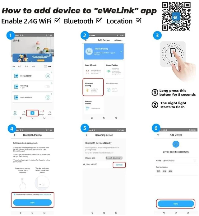 Alt view image 7 of 7 - WiFi Smart Switch Relay Module for Home Automation,Add WIFI to access control garage door,eWelink app Remote Dry Contact,Compatible with Alexa,Google assistant (1CH WIFI Bluetooth)