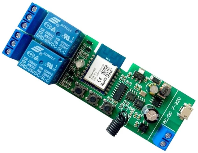 Main image of WiFi Wireless Smart Switch Module,DIY WiFi Garage Door Opener,Smart Motor Controller