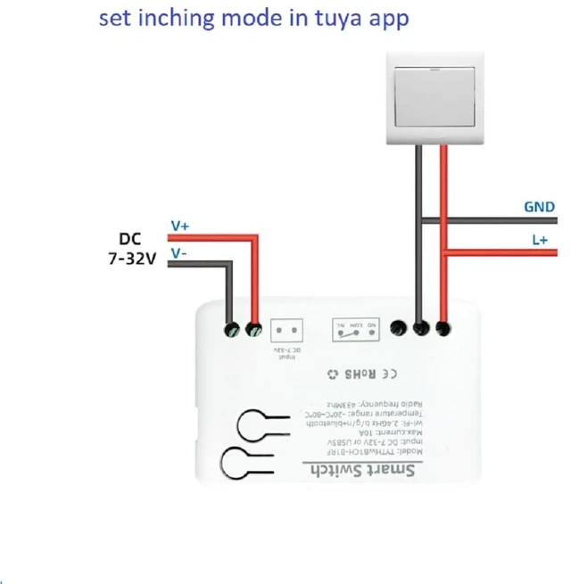 Alt view image 4 of 6 - Tuya app WiFi Temperature Controller,1 Channel 110v 10A Dry Contact Relay Switch,Compatible with Alexa Google Home, TYTHWB1CH