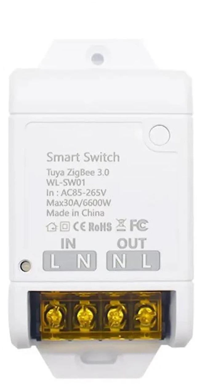 Main image of Zigbee Smart Switch,30A High Power,App Remote Timer Home Automation,Compatible with Alexa(Tuya Zigbee Hub Needed)