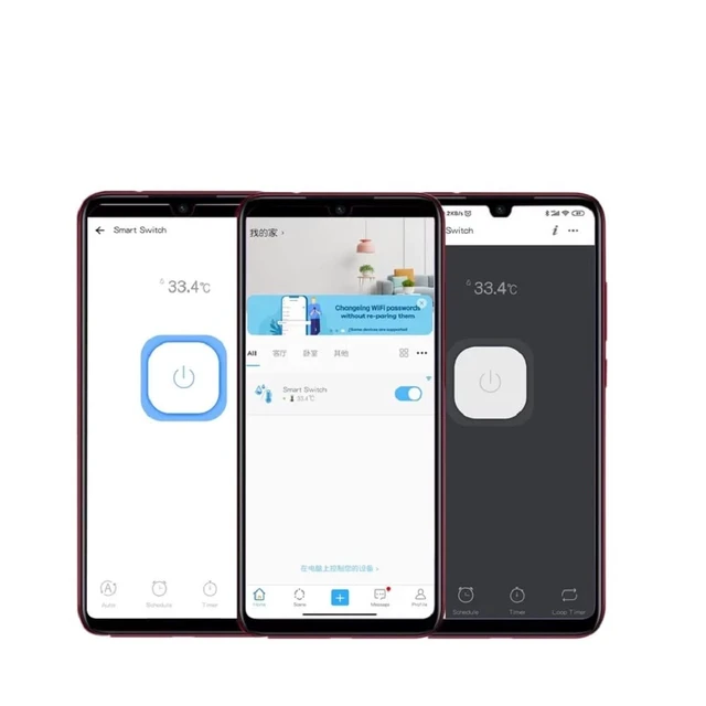 Alt view image 5 of 6 - eWeLink Smart 16A Switch with Temperature and Humidity Monitoring, WiFi Thermostat Controller Compatible with Alexa Google Home (Temperature and Humidity)