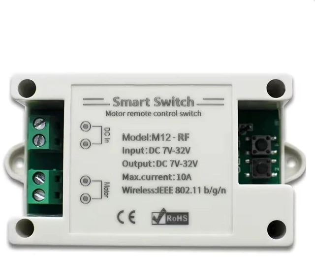 Main image of eWelink app WiFi Wireless 12v Forward Reverse Remote Control Switch,DC 7-32v Smart Linear Actuator Controller,Compatible with Alexa