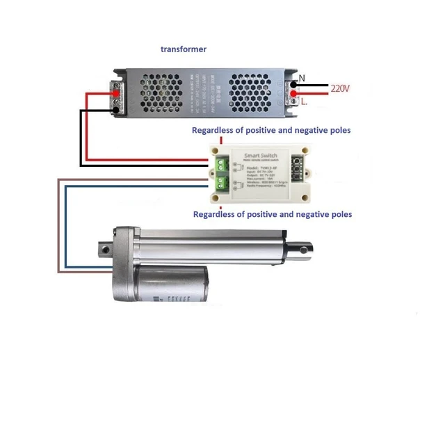 Alt view image 4 of 7 - Tuya app WiFi Remote Control Forward Reverse Relay Module for DC 7-32v Smart Linear Actuator,Compatible with Alexa