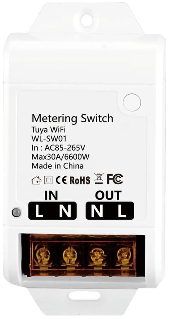 Main image of Tuya Smart life app 30A High Power WiFi Smart Switch with Energy Monitor,Compatible with Alexa/Google Home