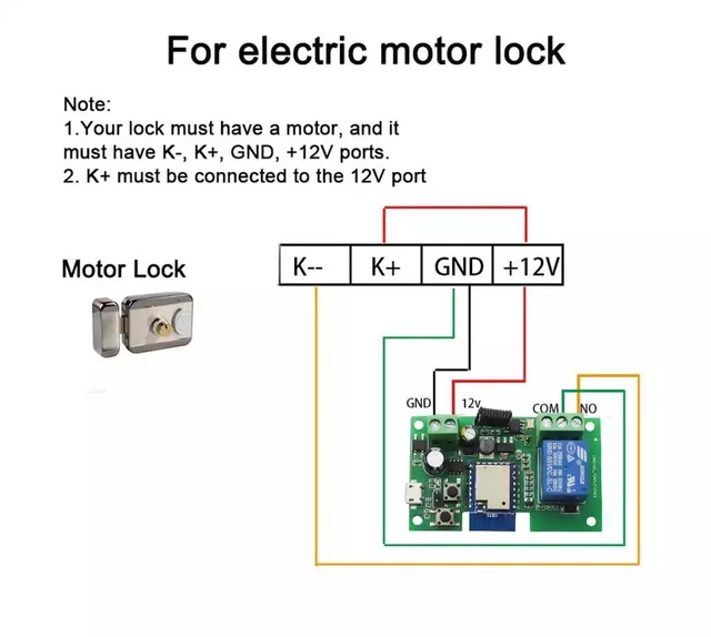 Alt view image 7 of 7 - Updated WiFi Wireless Smart Switch Inching Self-Locking Relay Module,be Applied to Access Control,DIY WiFi Garage Door Opener (Smart Life app 1CH 85-250v)