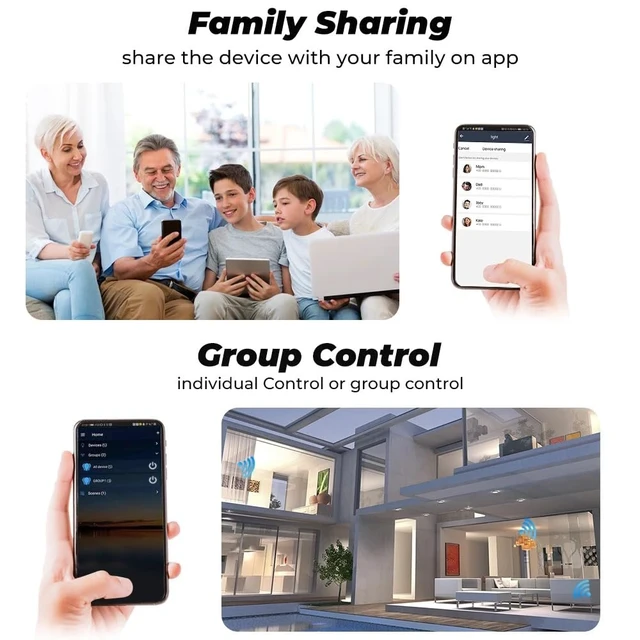 Alt view image 7 of 7 - Mini WiFi Switch Module,eWelink app Bluetooth Remote Control 1 Channel Smart Wireless Light Switch,Compatible with Alexa