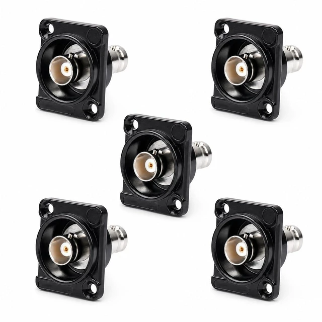 Main image of D R Series BNC Passthrough Panel-Mount Connector (BNC_5Pack)