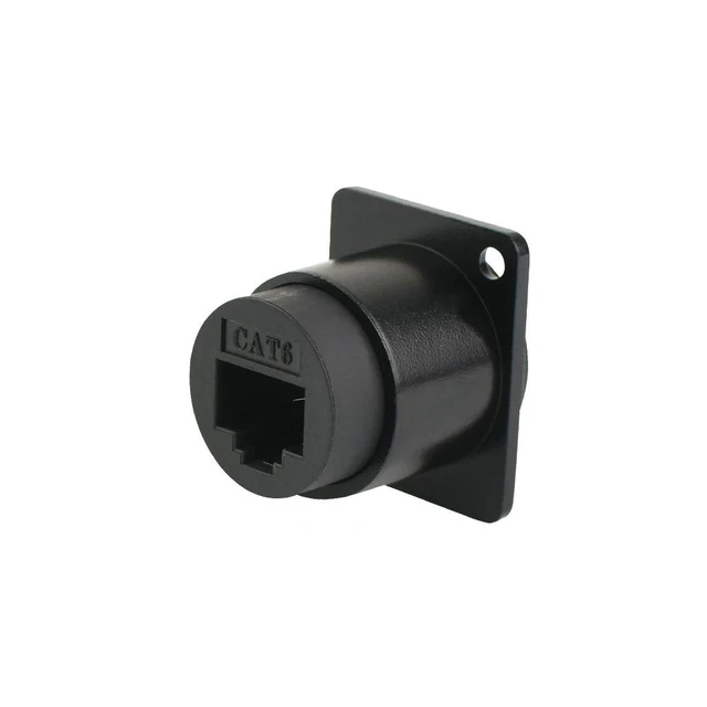 Alt view image 4 of 5 - D R Series Panel-Mount Connector (D-CAT6)