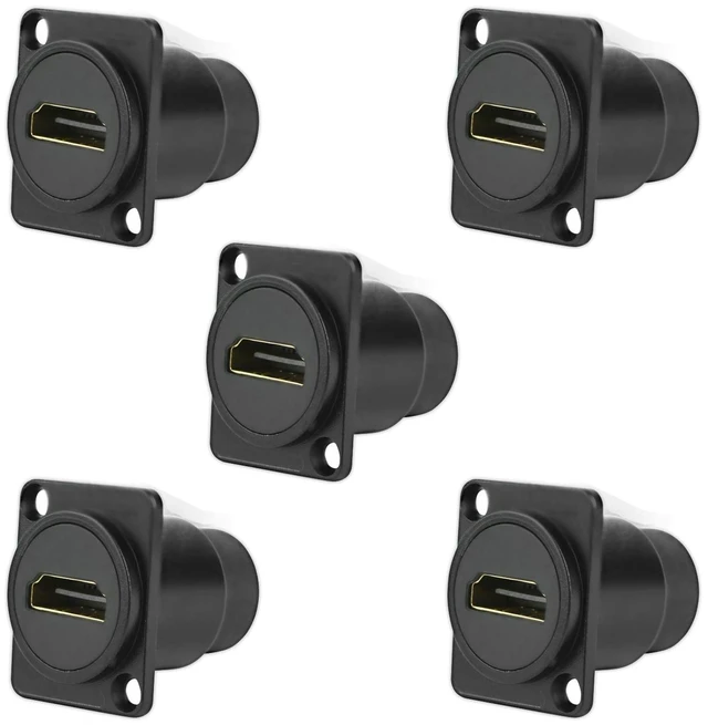 Main image of D R Series HDMI Passthrough Panel-Mount Connector (HDMI_5Pack)